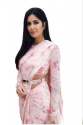 Bollywood Katrina Kaif Flower Printed Saree thumb 1