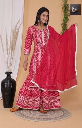 Cotton Kurti with Palazzo set