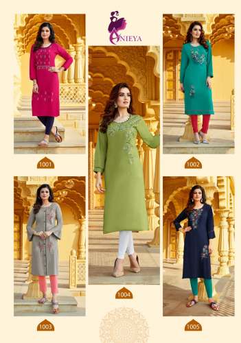 Designer Cut Work Embroidered Kurti
