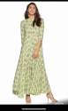 Ladies Rayon Anarkali Style Long Kurti thumb 3