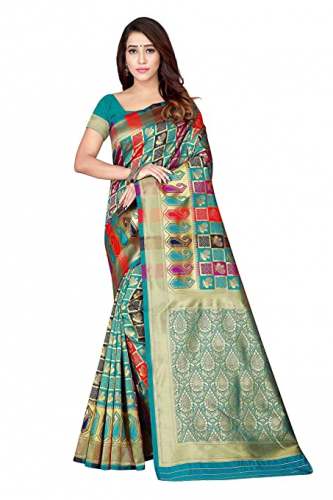 Buy Banarasi Kanjivaram Silk Saree By Drapme Brand by DRAPME