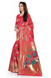 Buy Banarasi Silk Jacquard Saree By Refof Export