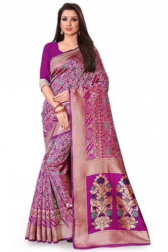 Buy Refof Export Banarasi silk Saree At Wholesale