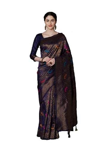 Buy Refof Export Lichi silk Sari At Wholesale Rate by Refof Export