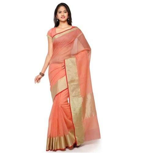 Casual Wear Cotton Saree by Vipin Textiles