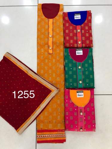 Ladies Cotton Dress Material  by Nandini Suits and Sarees
