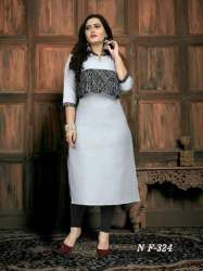 Designer Jacket Style Kurti