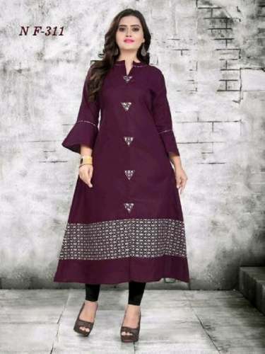 Ladies Designer A-Line Kurti