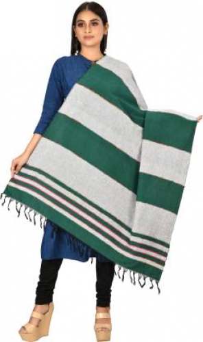 Buy Aahiri Cotton Striped Women Shawl by Aahiri