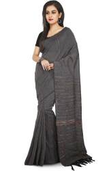 Buy Handloom Cotton Blend Saree By Aahiri Brand