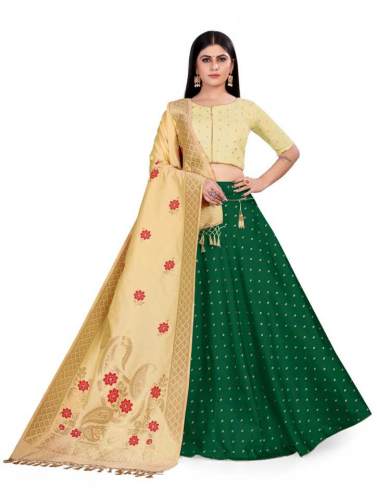 Buy Semi Stitched Lehenga Choli By A3 Fashion by A3 Fashion