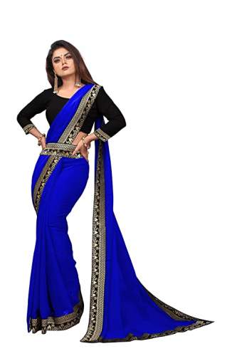 Buy Aaru Fashion Brand Women Georgette Saree by Aaru Fashion