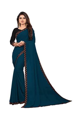 Buy Plain Border Saree By Aaru Fashion by Aaru Fashion