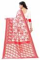 Buy Banarasi Cotton Saree Silk By BHARVITA thumb 1