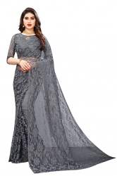 Buy Net Jaquard Moti Work Saree By BHARVITA