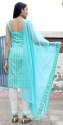 Buy Fashion Basket Cotton Sky Blue Salwar Suit thumb 1