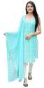 Buy Fashion Basket Cotton Sky Blue Salwar Suit thumb 2