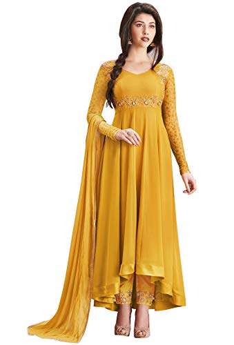 Fashion Basket Georgette Anarkali Suit For ladies  by Fashion Basket