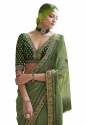 Fashion Basket Georgette Saree For Womens thumb 1