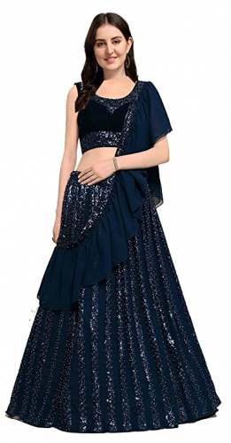 Fashion Basket Gerogette Lehenga Choli For Womens by Fashion Basket