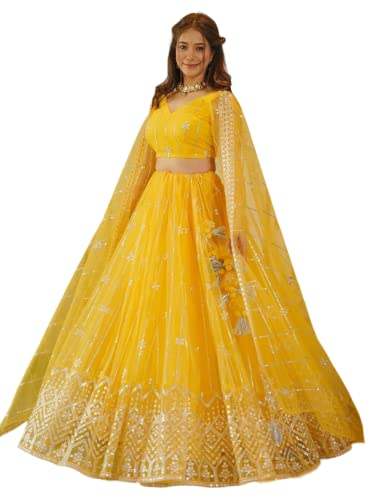 Womens Fashion Basket Net Lehnega Choli 