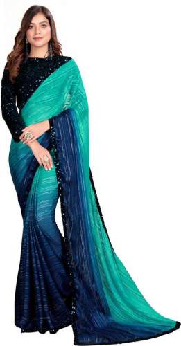 Buy Granthva Fab Silk Blend Saree At Wholesale
