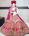 Popular Pink Embroidered Lehenga for Dulhan