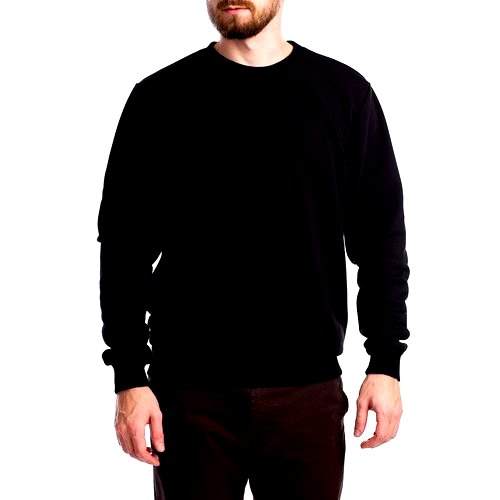 Mens Black Sweatshirts by Gera Collection