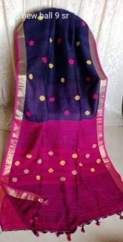 Latest Linen Butti Saree Collection  by santipur saree center
