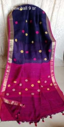 Latest Linen Butti Saree Collection 