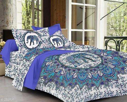 Designer Cotton Bed Sheet  by Mondol Cloth