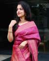 Ghumar Silk - Soft Lichi Silk Saree thumb 1