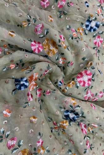 New Collection Georgette Embroidery Fabric