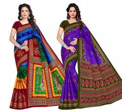 Buy KT Brand Cotton Combo Saree At Wholesale Price