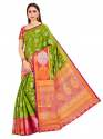 Buy Kanchipuram Art Silk Saree By VIBTAG Brand thumb 1
