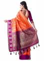 VIBTAG Kanchipuram Saree With Unstitched Blouse  thumb 3