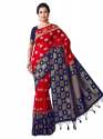 VIBTAG Womens Woven Silk Saree With Blouse Piece  thumb 4