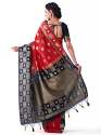 VIBTAG Womens Woven Silk Saree With Blouse Piece  thumb 5