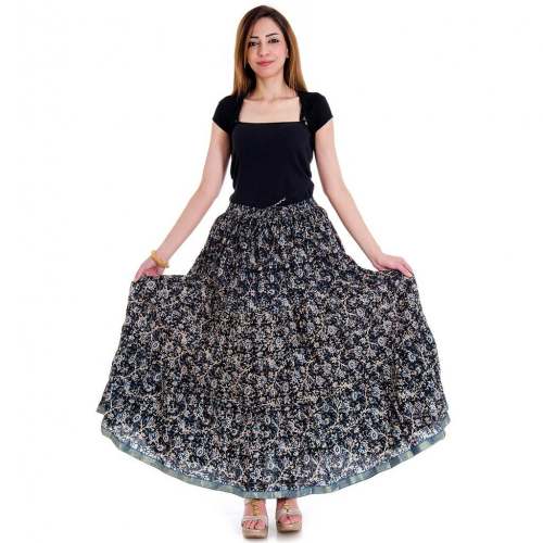Krishna Mehta Floral Design Wrap Arround Skirt by Krishna Mehta