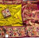 Paithani weaving silk sarees by Queenie thumb 2