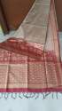 Makhline Gicha Saree with contrast blouse thumb 1