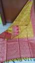 Makhline Gicha Saree with contrast blouse thumb 2