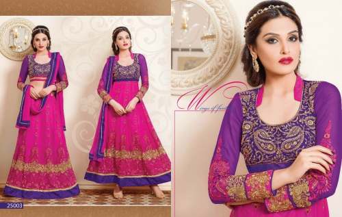 Fancy Anarkali Suit Cum Lehenga Choli by Arihant Cloth Centre