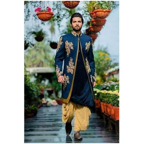  Embroidered Indo Western Sherwani by Anx Desiner Studio