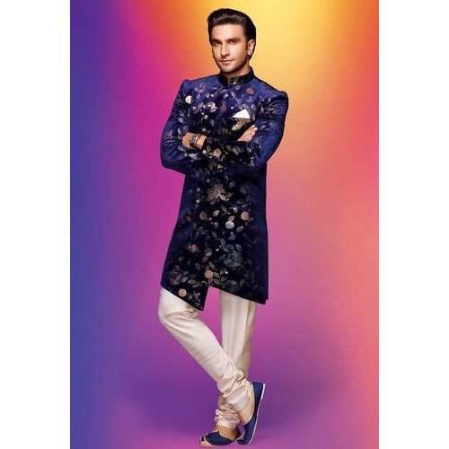 Men Printed Indo Western Outfit by Anx Desiner Studio