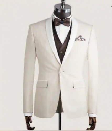 Party wear Mens white Tuxedo Suit