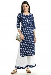 Buy Cotton Kurti Palazzo Pant By AnjuShree Choice