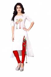 But Branded DHRUVI TRENDZ Cotton Slub Kurti