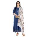Buy DHRUVI TRENDZ Anarkali Kurti With Dupatta Set thumb 2