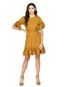 Buy DesiNoor.com One Piece Mustard Frock At Retail